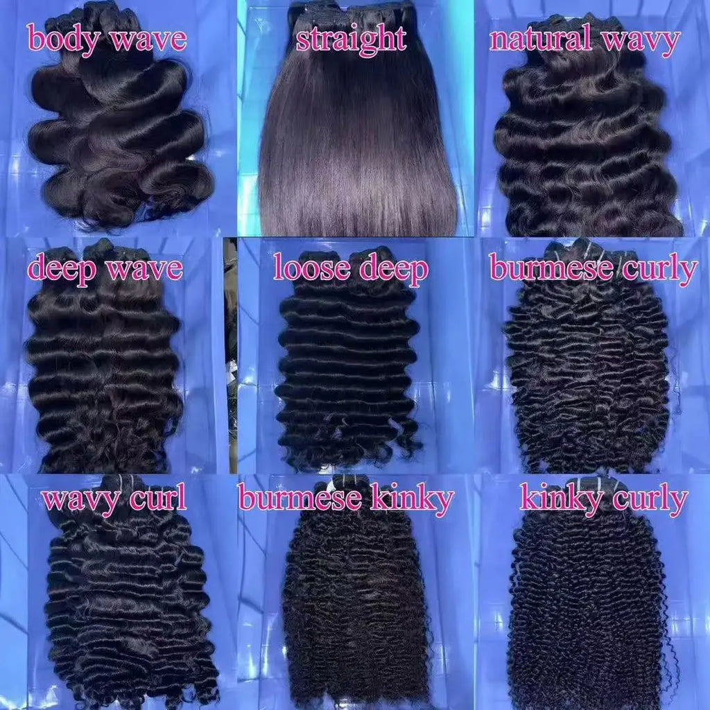 Unprocessed Raw Human Hair Bundles Wholesale Vendor Cambodian Virgin Cuticle Aligned Hair Natural Wave Cambodian Raw Hair