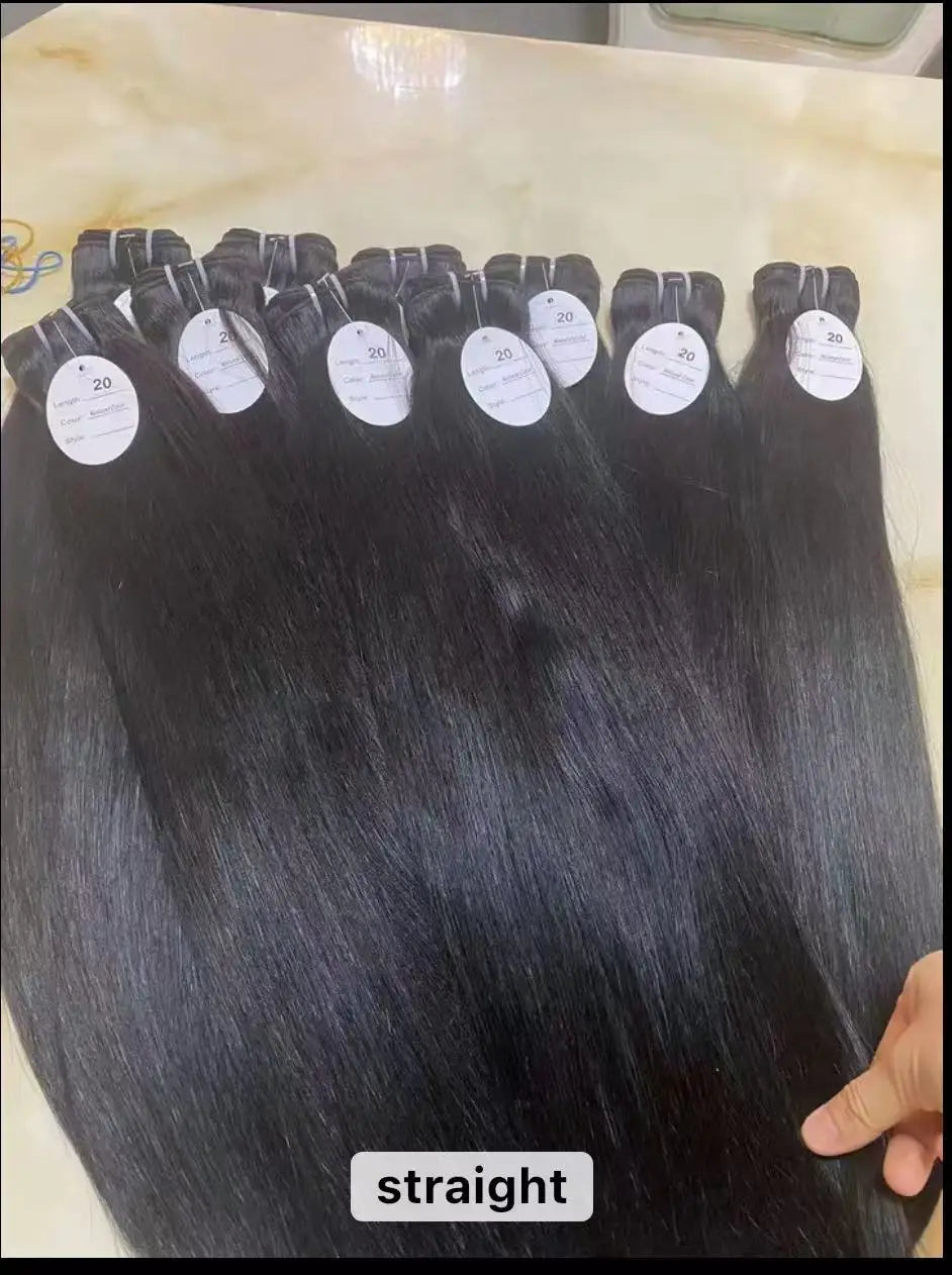 Unprocessed Raw Human Hair Bundles Wholesale Vendor Cambodian Virgin Cuticle Aligned Hair Natural Wave Cambodian Raw Hair