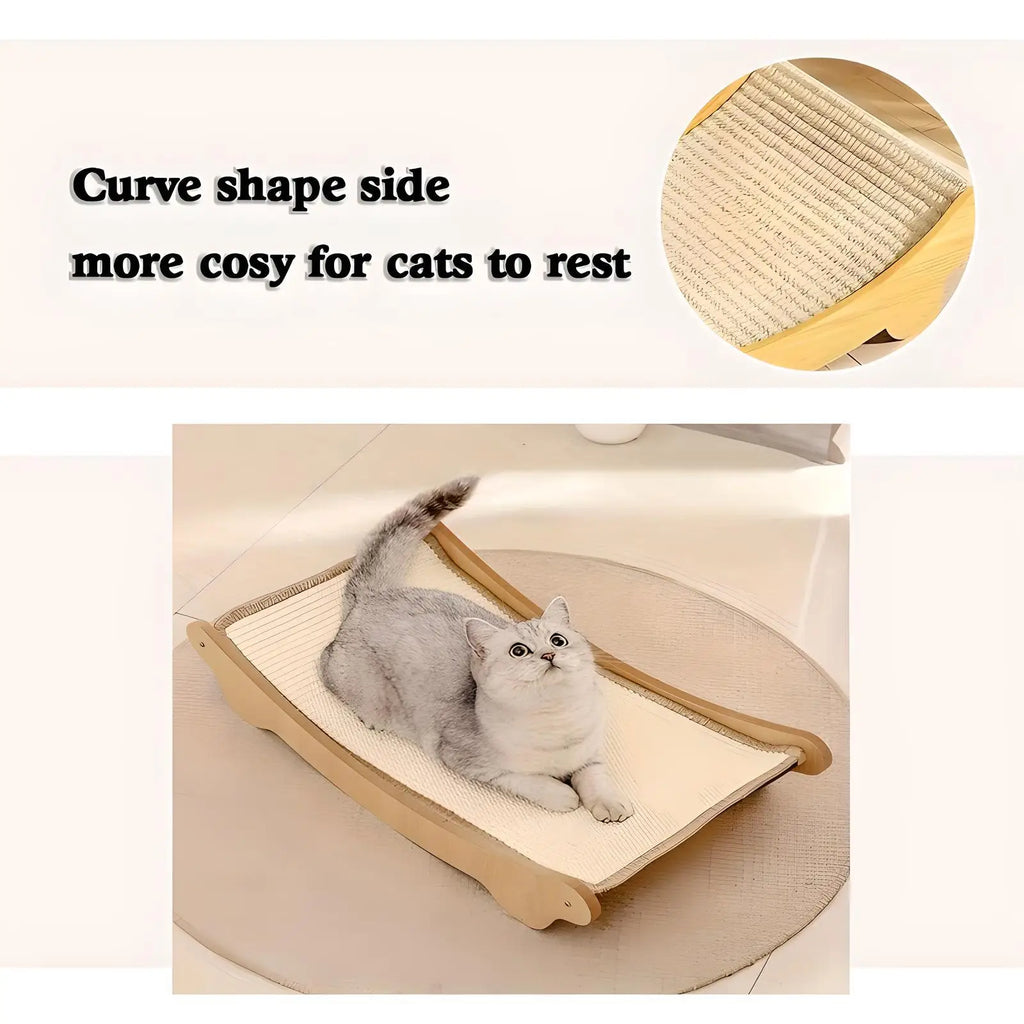 Small Size U-Shaped Cat Scratching and Laying Bed Made in China for Cat Owners and Lovers