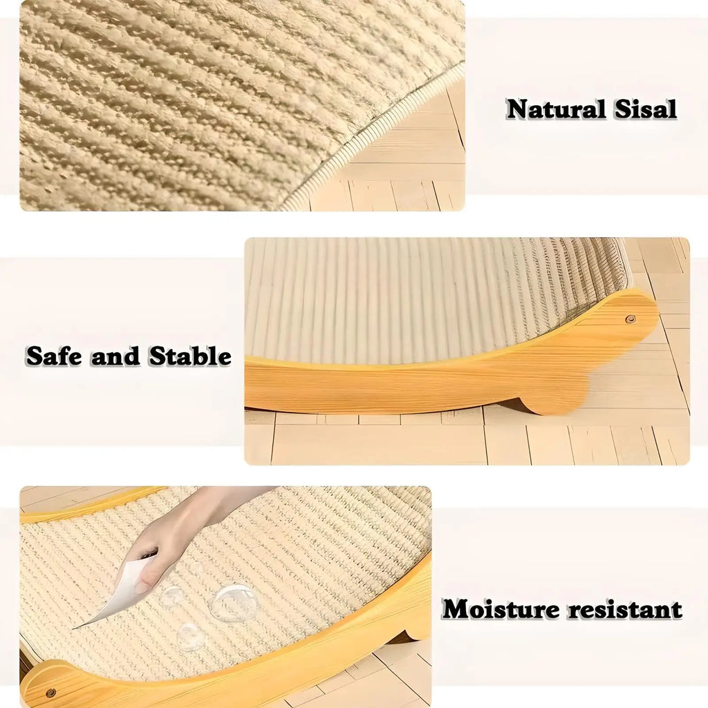 Small Size U-Shaped Cat Scratching and Laying Bed Made in China for Cat Owners and Lovers