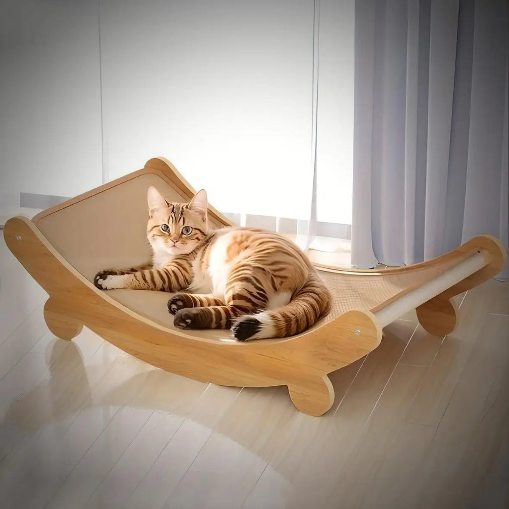 Small Size U-Shaped Cat Scratching and Laying Bed Made in China for Cat Owners and Lovers