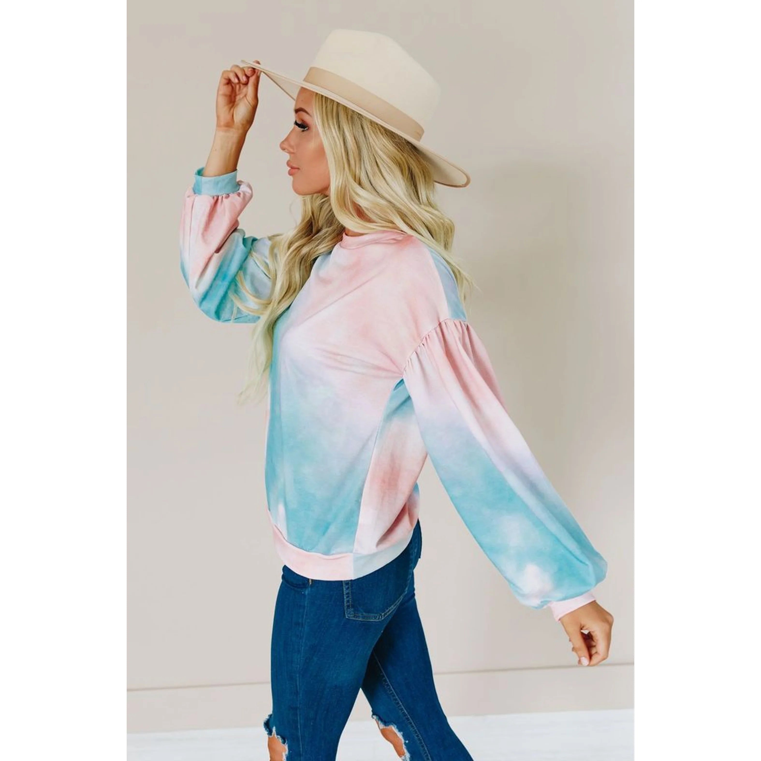 Women's TD Cotton Candy Kisses Pullover Breathable Knitted Silk Sweater with Embroidered Pattern Casual Print XS Size for Winter