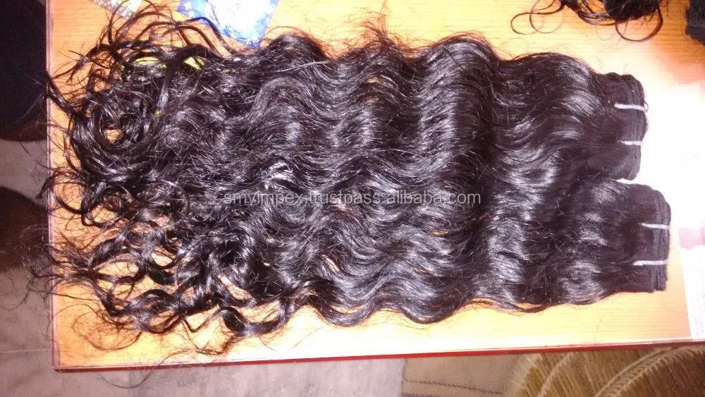 Virgin Indian Curly Hair Weaving./Deep Wave Indian Remy Virgin Hair Weft/extension.factory Price Virgin Unprocessed Remy Hair